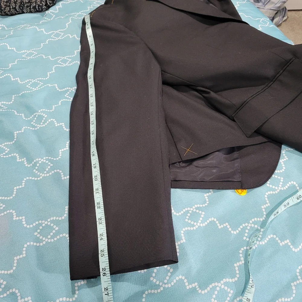 J Crew Crosby Classic-fit suit jacket in Italian wool 50R Black NWT *Flaw